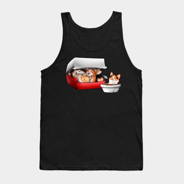 Corgi Nuggets Tank Top by Akiraj